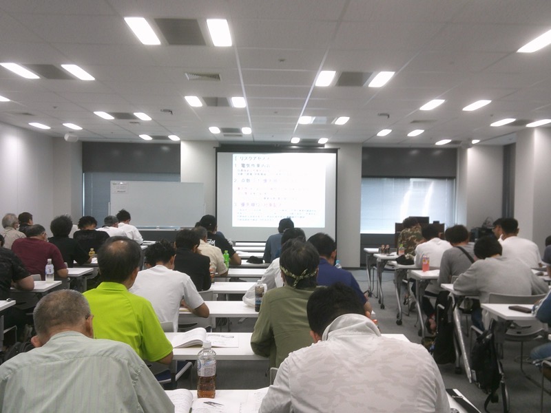 9 26開催 低圧電気特別教育講義写真