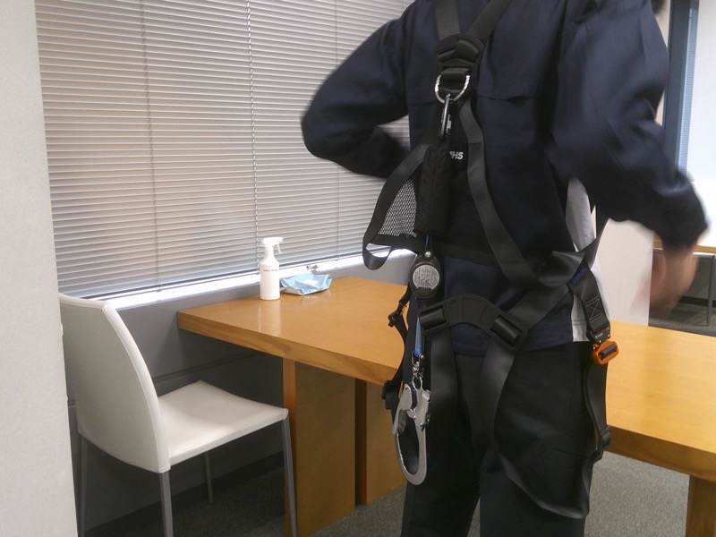 10 24開催 フルハーネス型安全帯使用作業特別教育実技写真