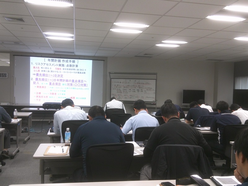 6 9開催 職長 安全衛生責任者能力向上教育講義写真